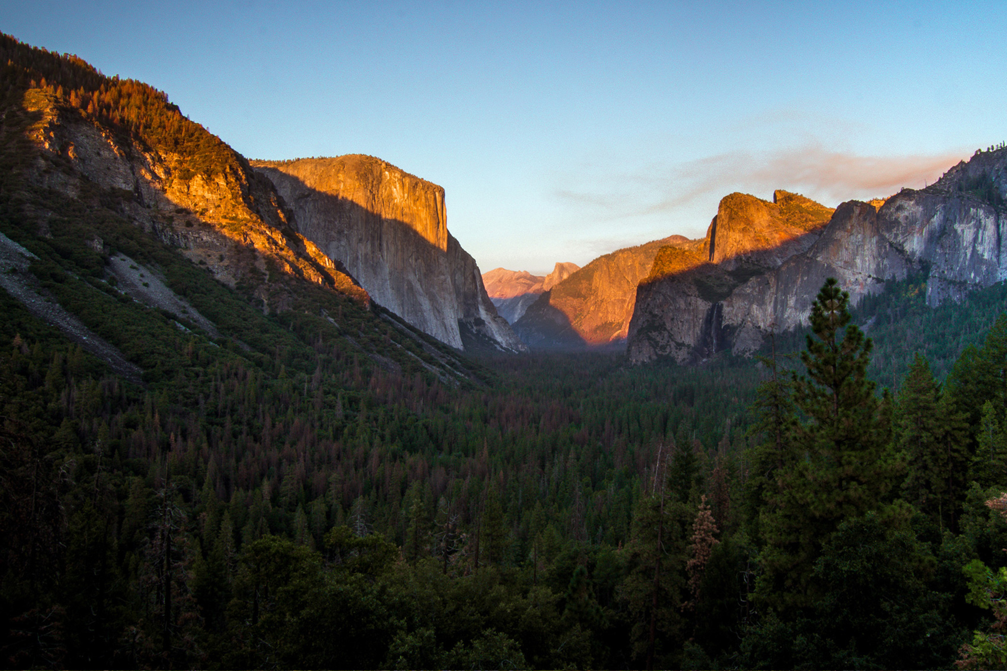 Winner of our Most beautiful US national parks; Yosemite National Park