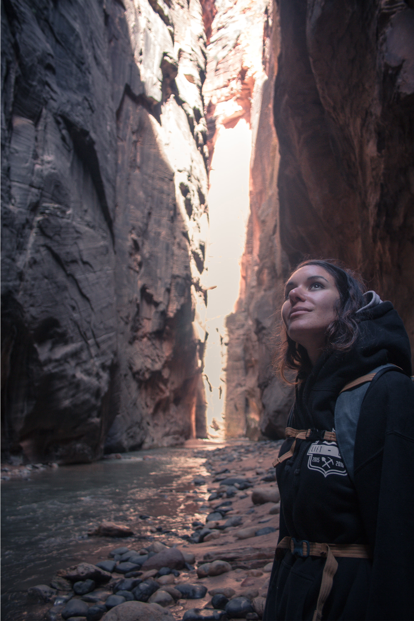 The Narrows, Zion. One of the Most beautiful US national parks