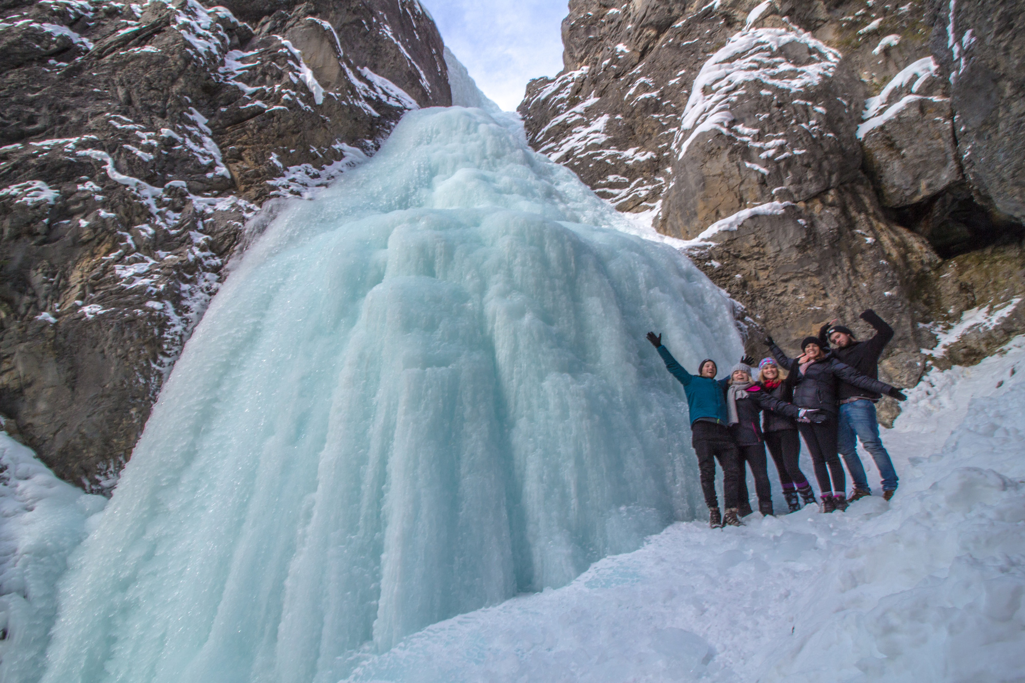 Frozen Waterfall, Alberta